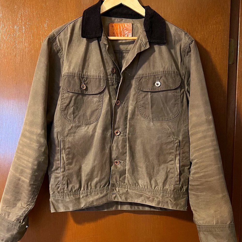 Taylor Stitch Long Haul Jacket, waxed cotton, Mens 40 (Medium)